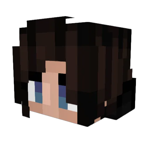 Vinnlither Minecraft avatar head, 3D render