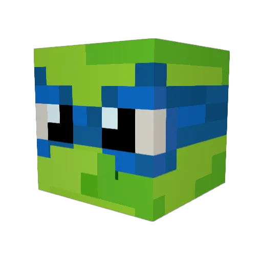 Vinny001 Minecraft avatar head, 3D render