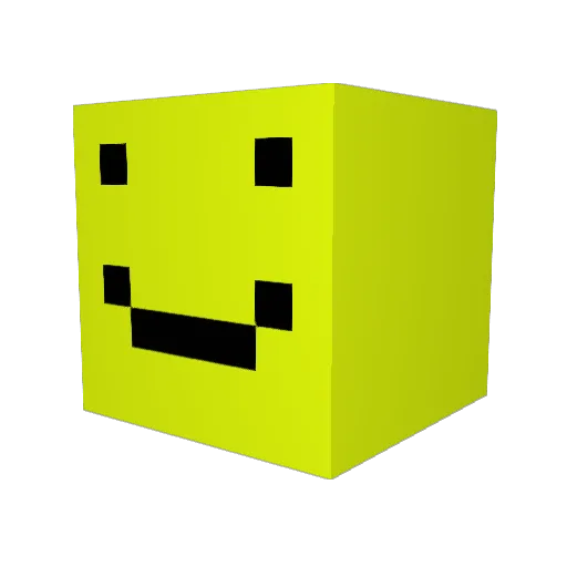 Vinny1308 Minecraft avatar head, 3D render
