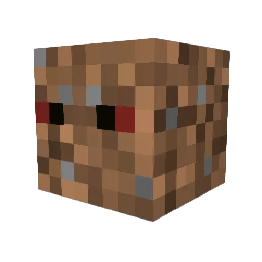 Vinnydcm Minecraft avatar head, 3D render