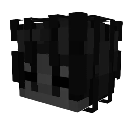 Vinova_ Minecraft avatar head, 3D render