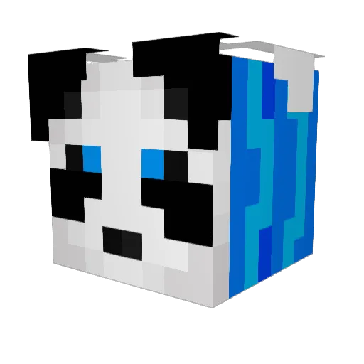 Vinso69 Minecraft avatar head, 3D render