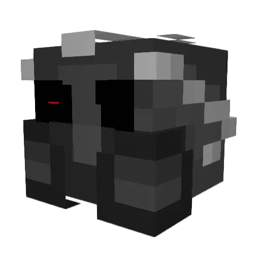 VintageMC22 Minecraft avatar head, 3D render