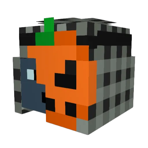 VinyleFvcuuu Minecraft avatar head, 3D render