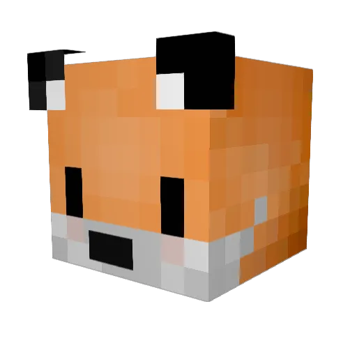 Vinzer11 Minecraft avatar head, 3D render