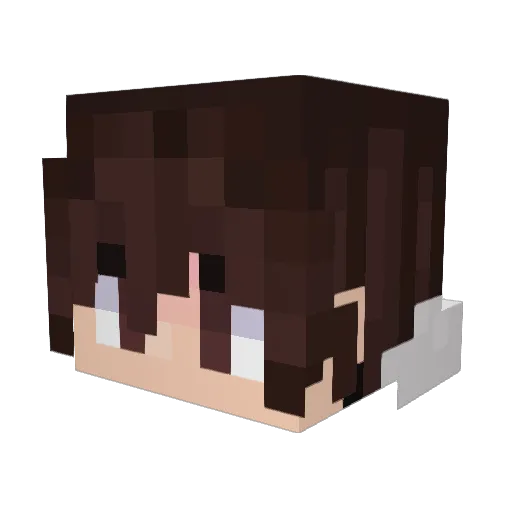 Viobre Minecraft avatar head, 3D render