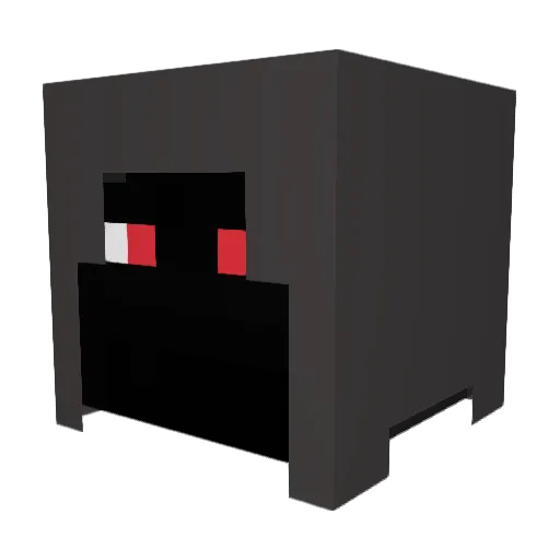 ViolatedSquirrel Minecraft avatar head, 3D render