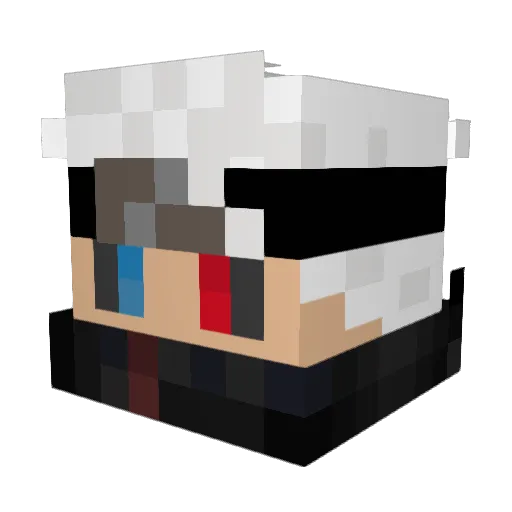 ViolentMammoth Minecraft avatar head, 3D render