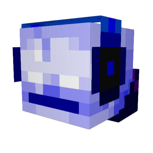 ViolentWhale Minecraft avatar head, 3D render