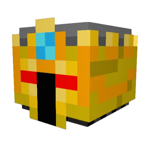 Violent_Echo Minecraft avatar head, 3D render