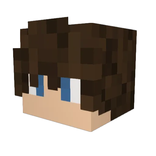 Violent_Vit Minecraft avatar head, 3D render