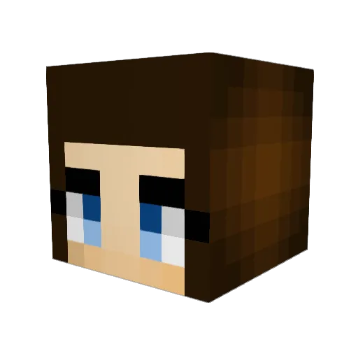 Violentsteph Minecraft avatar head, 3D render