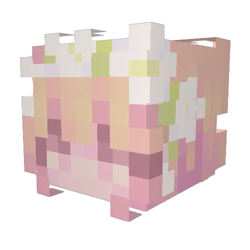 Violet274200 Minecraft avatar head, 3D render