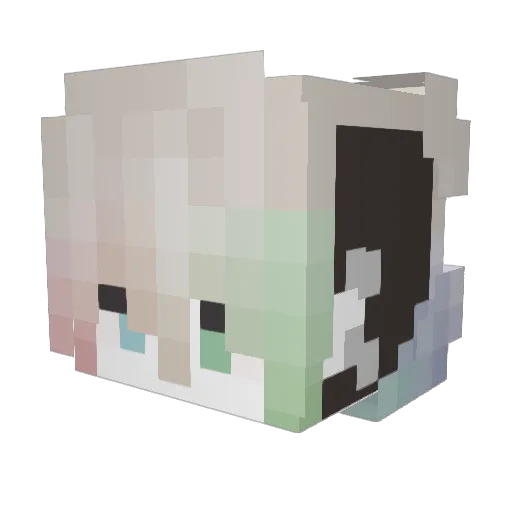 VioletsWrath Minecraft avatar head, 3D render