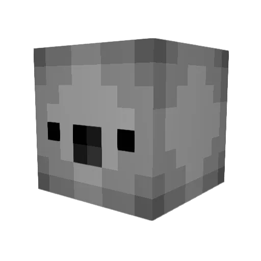 Viper1441 Minecraft avatar head, 3D render
