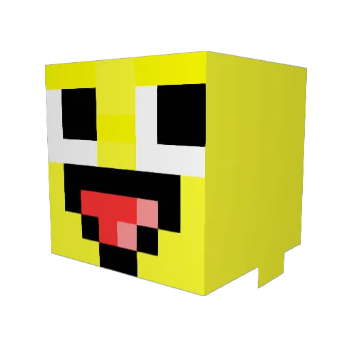 Viper1731 Minecraft avatar head, 3D render