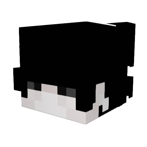 Viper777she Minecraft avatar head, 3D render
