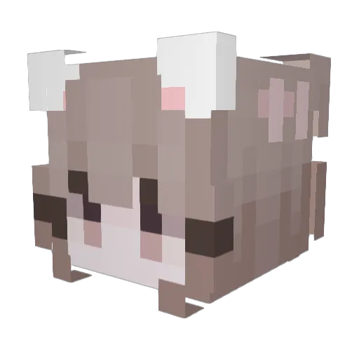 Viper7u845686 Minecraft avatar head, 3D render