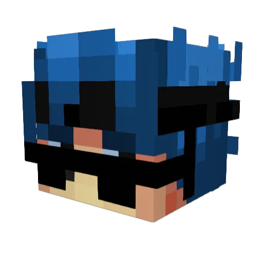 ViperBLADE90 Minecraft avatar head, 3D render