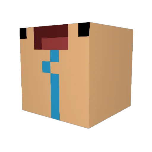 ViperLOLXD Minecraft avatar head, 3D render
