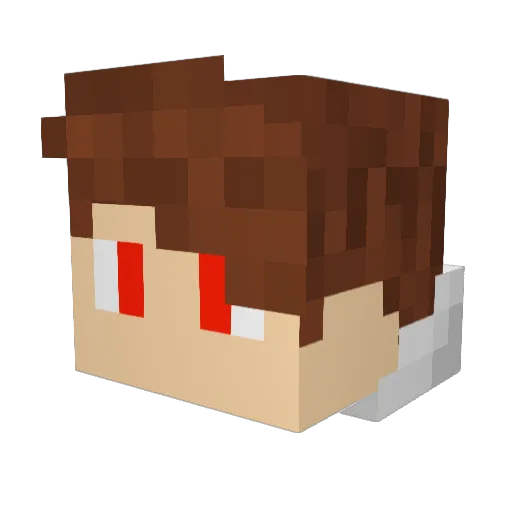 Viper_300 Minecraft avatar head, 3D render