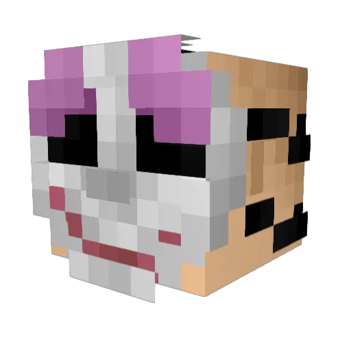Viper_GTSR Minecraft avatar head, 3D render