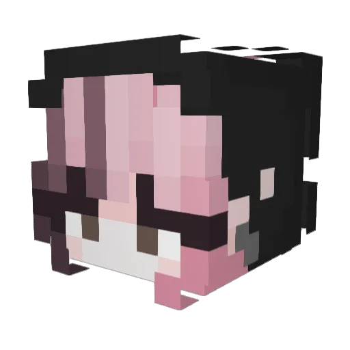 Viper_HQ Minecraft avatar head, 3D render