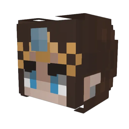 Viper_Kai Minecraft avatar head, 3D render