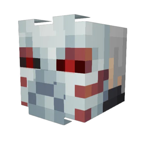 Viper_playsmc Minecraft avatar head, 3D render