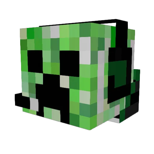 Viperboy241 Minecraft avatar head, 3D render