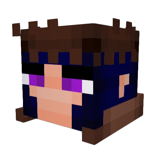Viperion_NZ Minecraft avatar head, 3D render