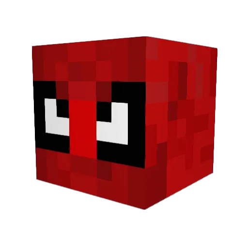 Viperw01 Minecraft avatar head, 3D render