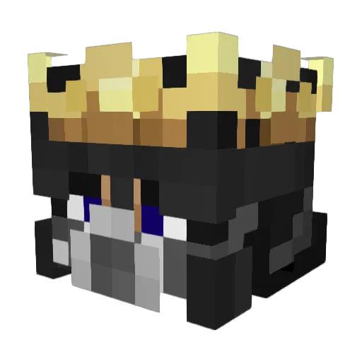 Vipex222 Minecraft avatar head, 3D render
