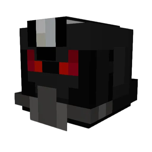 VipexxXo Minecraft avatar head, 3D render