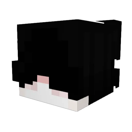 Viphar Minecraft avatar head, 3D render
