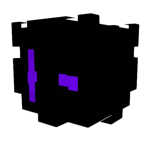 Viprah Minecraft avatar head, 3D render