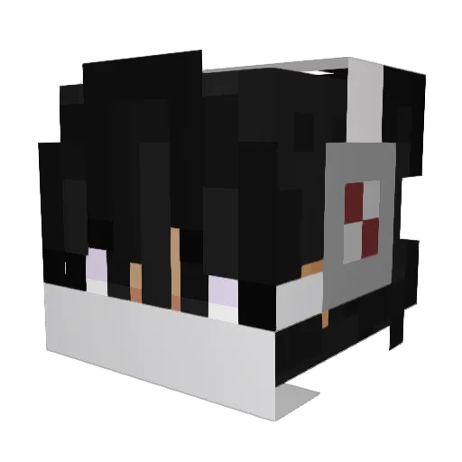 Vipre3 Minecraft avatar head, 3D render