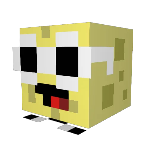 VipxrzAlt Minecraft avatar head, 3D render