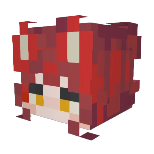 Vir__Gil Minecraft avatar head, 3D render