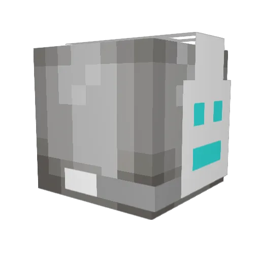 Viralkiller Minecraft avatar head, 3D render