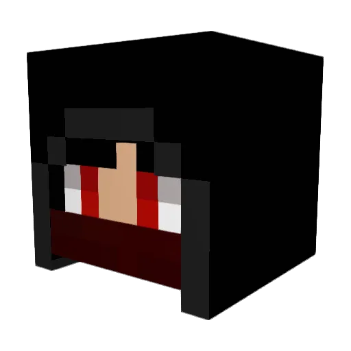 Vircus9 Minecraft avatar head, 3D render
