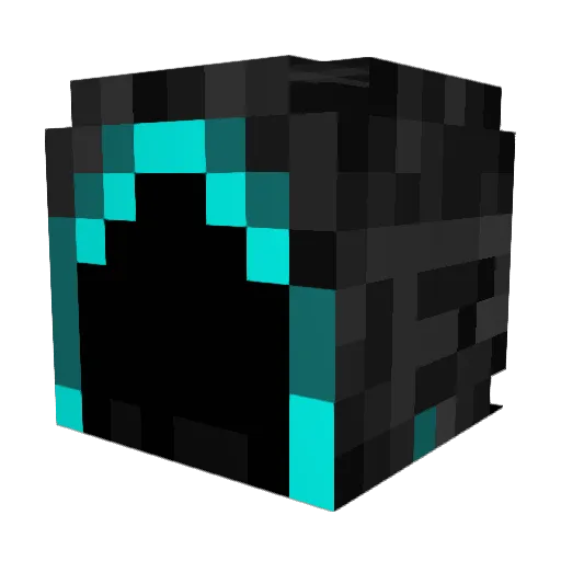 Viresko Minecraft avatar head, 3D render