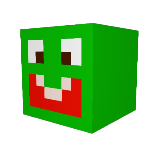 Virgil_ Minecraft avatar head, 3D render