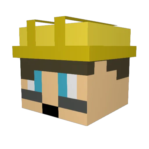 Virgin_Slayer Minecraft avatar head, 3D render