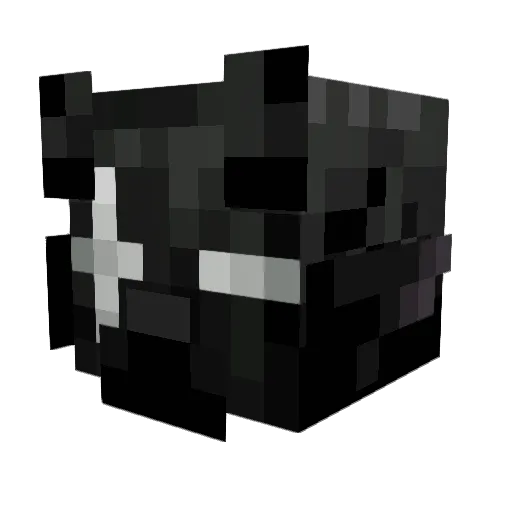VirgoWolf Minecraft avatar head, 3D render
