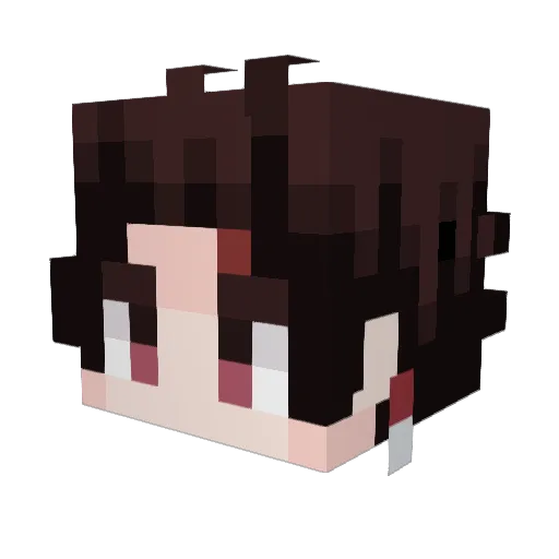 Viriatho Minecraft avatar head, 3D render