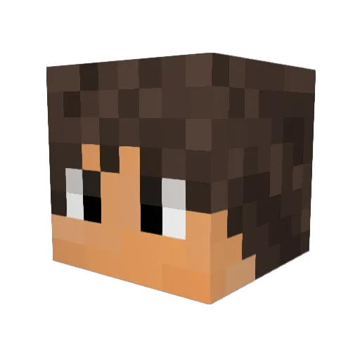 Viriathus Minecraft avatar head, 3D render