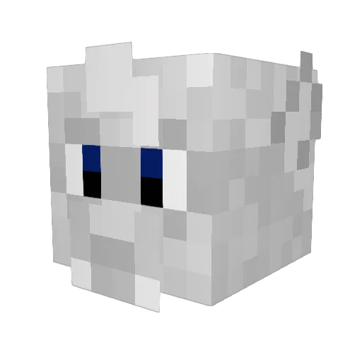 ViridPlumber Minecraft avatar head, 3D render