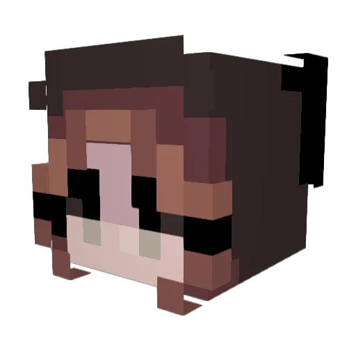Viridiansage23 Minecraft avatar head, 3D render