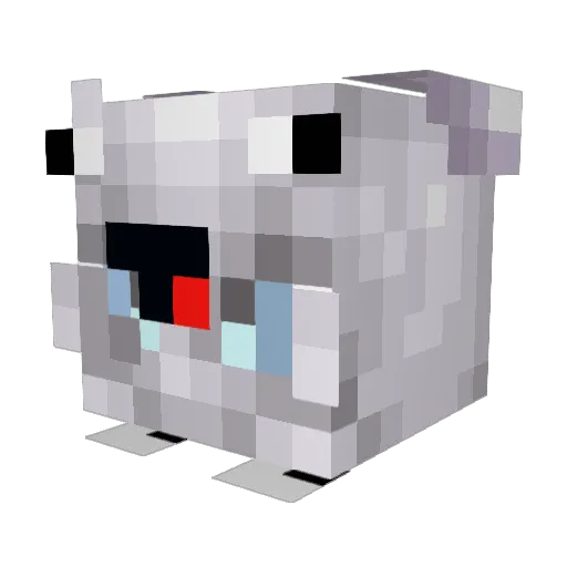ViroxHD Minecraft avatar head, 3D render